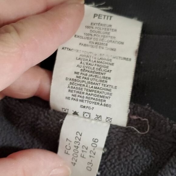 Free Country Jacket Coat Full Zip Up Hooded Hoodie Women's WOMAN'S Petite SMALL - Picture 10 of 12